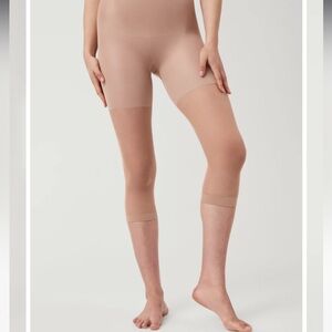 Spanx Original Footless Pantyhose High Waisted Nude B NWT